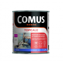 Comus - TOPCALE BLANC 750 ML - Peinture pour cales et fonds de bateaux à base de résines alkyde-uréthanne
