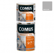 Comus - PRIMEPOX 7030 (B+D) - Gris clair 1L - Primaire d'accrochage bi-composant époxy-polyamide - COMUS MARINE