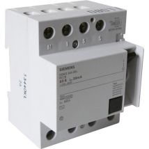 Siemens - Interrupteur différentiel tétrapolaire 30mA 63A type AC