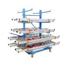 Matisere - Chariot cantilever double face - Charge max 250kg - 3 niveaux - AFZ1710603NCDF002