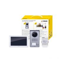 Kit portier-vidéo mains libres Vimar - Avec moniteur 7" - Alimentation modulaire