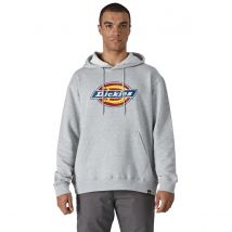 Sweat à capuche avec logo gris chiné - Dickies - Taille S