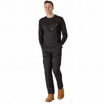 Dickies - Salopette à bretelles pour homme noire EVERYDAY - Noir - 2XL