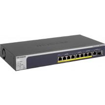 Netgear - NETGEAR MS510TXPP Switch Ethernet manageable PoE+ 180W 8 ports 2.5Gbps et 1 port 10 Gigabit + 1x SFP+ Rackable