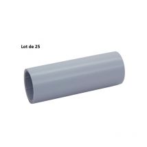 Eur'ohm - Lot de manchons de repérage gris pour pieuvriste clip'ohm Ø32mm - Boite de 10