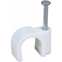 Eur'ohm - Lot de 100 Attache 10mm blanche EUR'OHM 43527