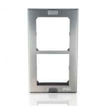 Support de module avec cadre pour 2 modules Urmet 1148/62