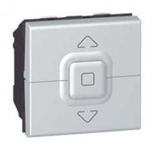 Legrand - bouton poussoir pour volets roulants legrand mosaic aluminium