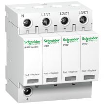 Schneider Electric - A9L08601 Schneider - Parafoudre triphasé + neutre de type 3 iPRD8r - 8kA - report de signalisation
