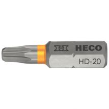 Heco - Embouts heco schrauben - empreinte heco-drive hd-20 l 25 mm - blister de 10 - 57095