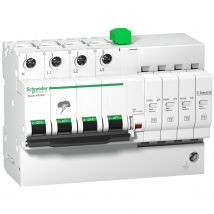Schneider Electric - A9L16294 Schneider - Parafoudre triphasé + neutre de type 2 autoprotégé - 40kA - report de signalisation