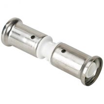 Henco - Manchon égal PVDF blanc multicouche à sertir TH ou BE Ø16x2.0