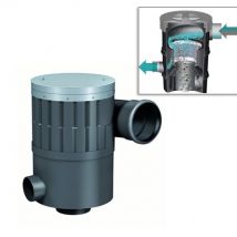 Ds Plastics - Pré Filtre fin tourbillonnaire Pour Eau De Pluie - Surface De Toit jusqu'à 3000m²