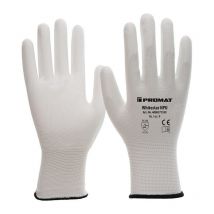 Promat - Gant Whitestar NPU taille 6 (S) blanc EN 388 catégorie EPI II nylon avec polyuréthane PROMAT (Par 12)