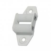 Protecta - Guide sangle pvc à visser pour volet roulant - Blanc - 20 à 22mm