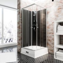 Schulte cabine de douche intégrale avec chauffe-eau
