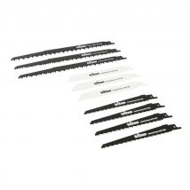 Triton - LAMES BOIS ET METAL TRITON POUR SCIE SABRE - SET DE 10 LAMES