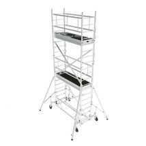 Matisere - Echafaudage roulant alu - Hauteur de travail max 7.00m - EC520T