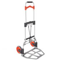 Pack And Move - Diable de manutention - Chariot de déménagement - Pliable - 2 Roues - Aluminium - Charge Max 125KG