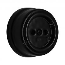 Fontini - GARBY - Prise sans terre Porcelaine Noire 16A-250V Réf . 30205273