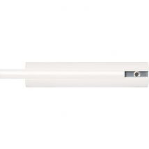 Tube droit blanc - 360 mm - Ø 33 mm - Système polyalu - Pellet ASC
