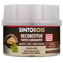 Sinto - Mastic sans styrène SINTOBOIS acajou 190g + 8g - SINTO - 33770