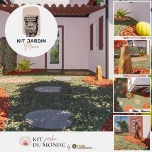 King Materiaux - Kit décoration jardin Mexico 10m2