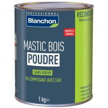 Blanchon - Mastic bois poudre - bois Blanc - 1 kg