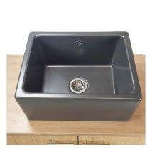 Sarreguemines - Evier Timbre D'office Belfast Anthracite 1bac