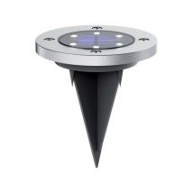 Xanlite - Lot de 2 Spots Solaires 6 LED Blanc froid IP44 8h d'autonomie - PACK2SPSO4