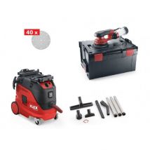 Flex - Kit ponceuse ore 5-150 ec + aspirateur vce 33 l ac set flex - 920290