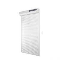 France Combi - Volet roulant solaire H220 x L120 cm en PVC recoupable en largeur et hauteur - Coloris blanc