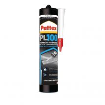 Pattex - Colle fixation PL100 High Tack blanc 380g - PATTEX - 1726674