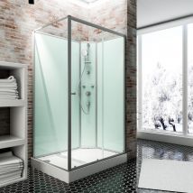 Schulte cabine de douche intégrale complète avec porte coulissante