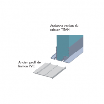 Lot d'anciens profils de finition Titan (standard) - Bubendorff