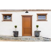 Gd Menuiseries - Porte D'entrée Bois Pleine