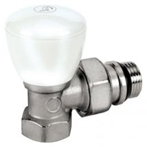 Giacomini - Robinet radiateur équerre R5TG série fer simple réglage 3/4'' 20x27 chromé - GIACOMINI - R5X034