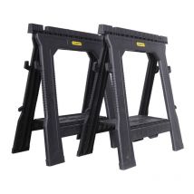 Stanley - Tréteau professionnel - Charge : 450 kg/paire - Dimensions : 693 x 105 x 815 mm - STANLEY