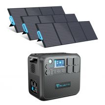 Bluetti - POWEROAK BLUETTI 2200W Groupe électrogène portable AC200MAX avec 3xPV120 120W Panneau solaire