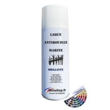 Laque Antirouille Marine - Metaltop - Bleu distant - RAL 5023 - Bombe 400mL