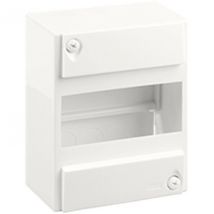 Eur'ohm - Coffret modulaire d'interieur - Classe II - IP30 - IK09 6 modules - 158 x 122 x 67 mm