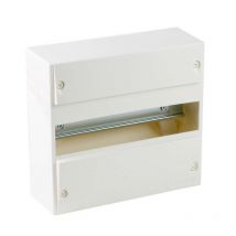 Eur'ohm - Coffret modulaire d'interieur bornier Ph+N+T + obturateur fractionnable 13 modules - 230 x 250 x 90 mm