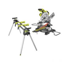 Ryobi - Pack RYOBI Scie à onglet radiale électrique - 2000W - 254mm - EMS254L - Support universel RLS02