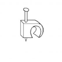 Legrand - attache pontet - legrand multifix - pour câble rond - 10 à 14 mm - noir