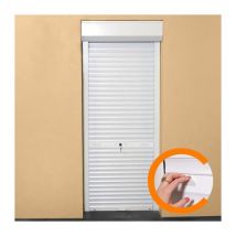 France Combi - Volet roulant PVC manuel a tirage pour porte - L.100 x H.220 cm - FRANCE-COMBI