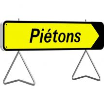 Taliaplast - Panneau de signalisation de direction rectangulaire 1000x300mm 'Piétons' - TALIAPLAST - 526013