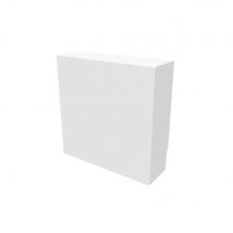 Atole - Cache nourrice plomberie ATOLE en acier Blanc - Largeur réglable - Taille 3 : 650 x 355 à 650 x 150 mm
