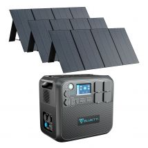 Bluetti - Kit complet de génerateur solaire BLUETTI Station énergie AC200MAX 2200W/2048Wh avec 3pcs panneaux solaires 350W