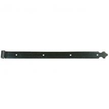 Torbel - Penture droite 415 mm finition noir pour volets aluminium et PVC