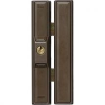 Abus - Verrou à cylindre pour baie coulissante marron - ABUS - FTS88 B KD EK